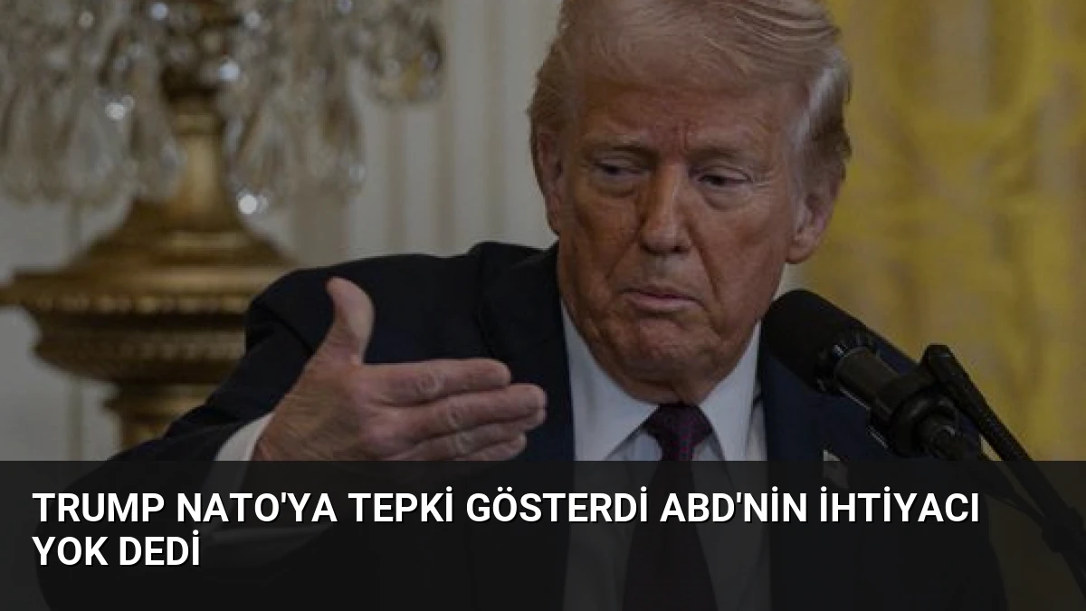 Trump NATO’ya Tepki Gösterdi ABD’nin İhtiyacı Yok Dedi