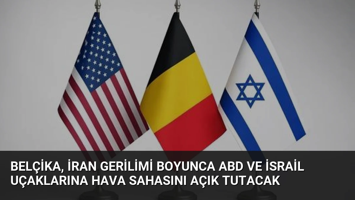 Belçika, İran Gerilimi Boyunca ABD ve İsrail Uçaklarına Hava Sahasını Açık Tutacak