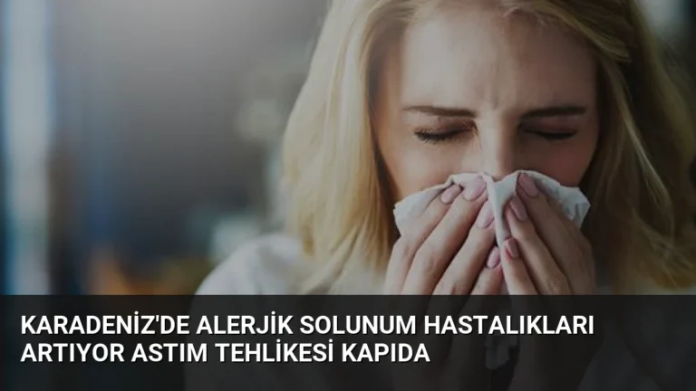 Karadeniz’de Alerjik Solunum Hastalıkları Artıyor Astım Tehlikesi Kapıda