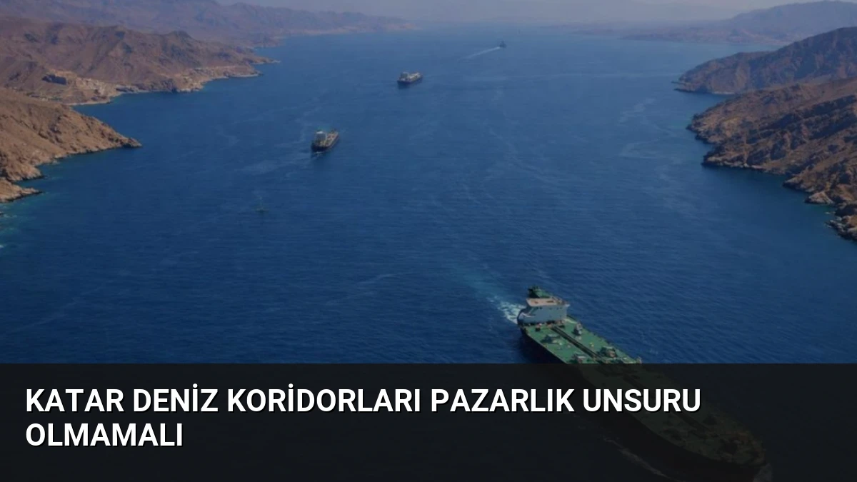 Katar Deniz Koridorları Pazarlık Unsuru Olmamalı