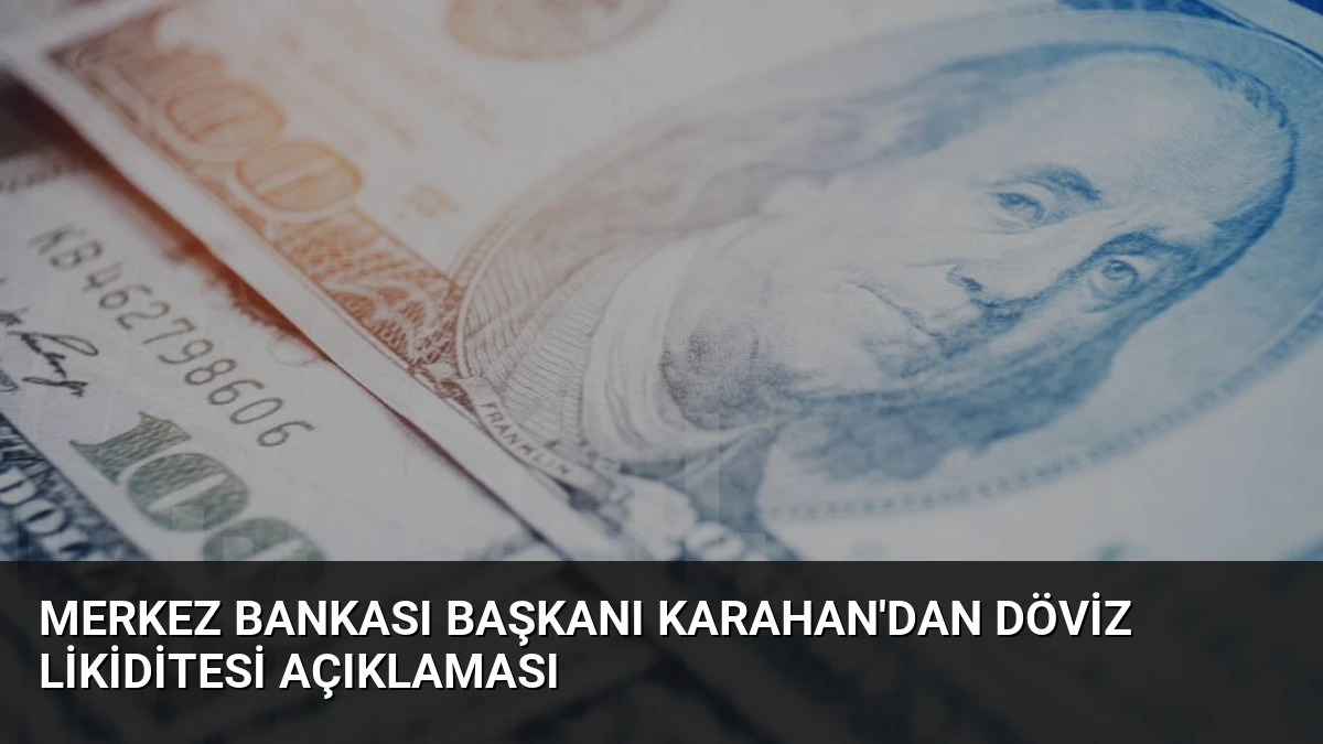 Merkez Bankası Başkanı Karahan’dan Döviz Likiditesi Açıklaması