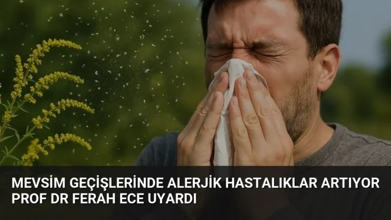 Mevsim Geçişlerinde Alerjik Hastalıklar Artıyor Prof Dr Ferah Ece Uyardı
