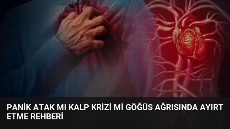 Panik Atak mı Kalp Krizi mi Göğüs Ağrısında Ayırt Etme Rehberi