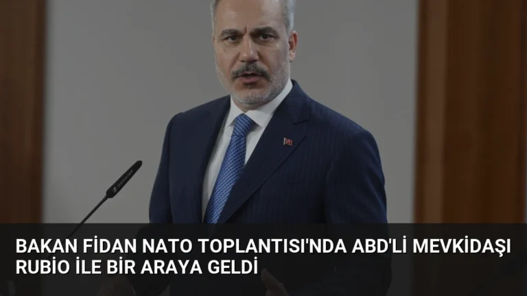 Bakan Fidan NATO Toplantısı’nda ABD’li Mevkidaşı Rubio ile Bir Araya Geldi
