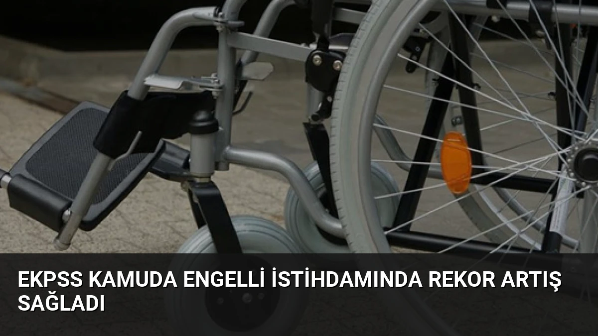 EKPSS Kamuda Engelli İstihdamında Rekor Artış Sağladı