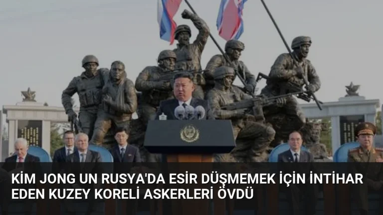 Kim Jong Un Rusya’da Esir Düşmemek İçin İntihar Eden Kuzey Koreli Askerleri Övdü