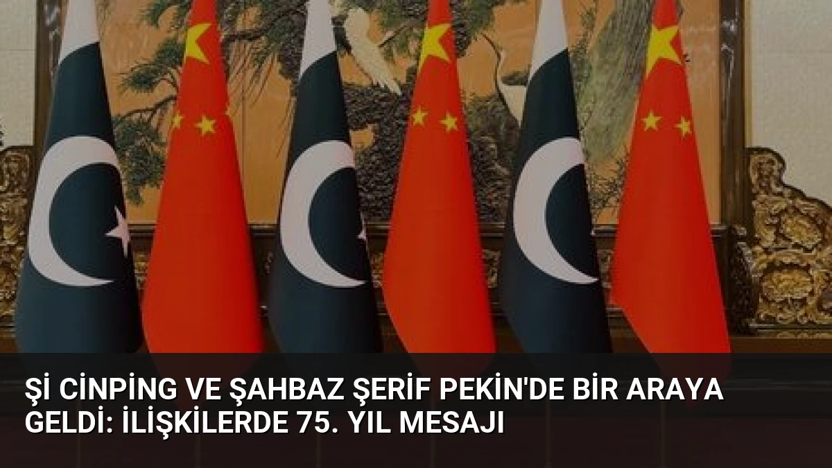 Şi Cinping ve Şahbaz Şerif Pekin’de Bir Araya Geldi: İlişkilerde 75. Yıl Mesajı