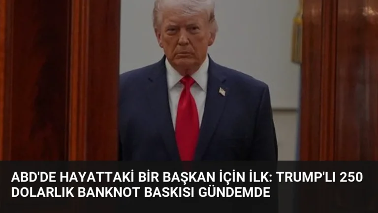 ABD’de Hayattaki Bir Başkan İçin İlk: Trump’lı 250 Dolarlık Banknot Baskısı Gündemde