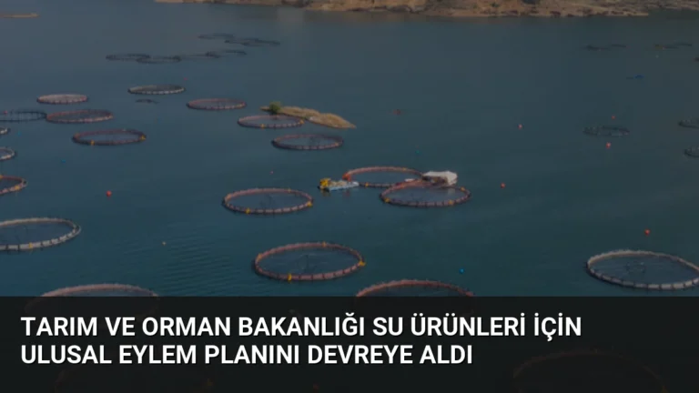 Tarım ve Orman Bakanlığı Su Ürünleri İçin Ulusal Eylem Planını Devreye Aldı