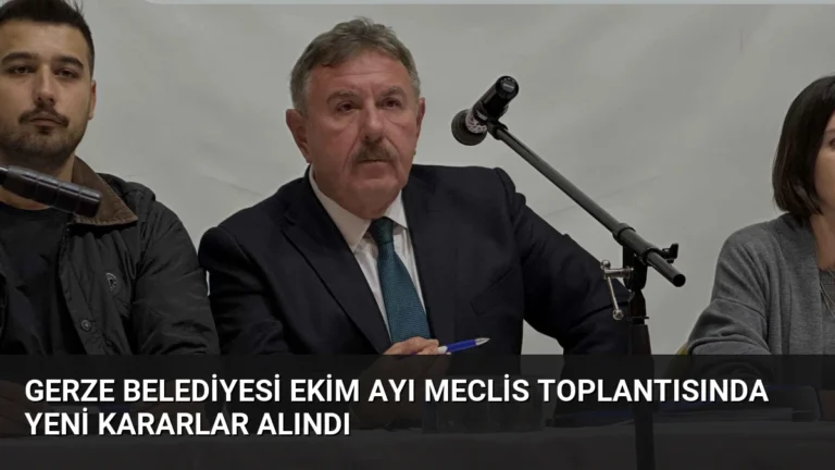 Gerze Belediyesi Ekim Ayı Meclis Toplantısında Yeni Kararlar Alındı