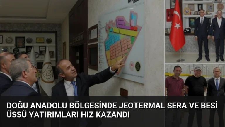 Doğu Anadolu Bölgesinde Jeotermal Sera ve Besi Üssü Yatırımları Hız Kazandı