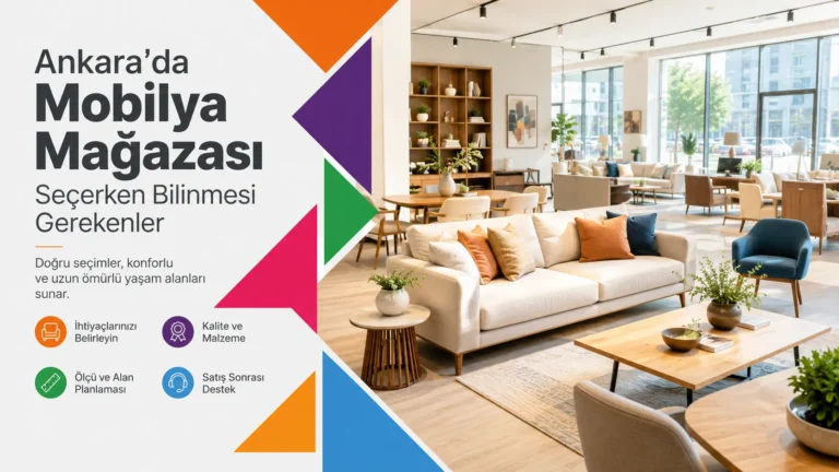 Ankara’da Mobilya Mağazası Seçerken Bilinmesi Gerekenler