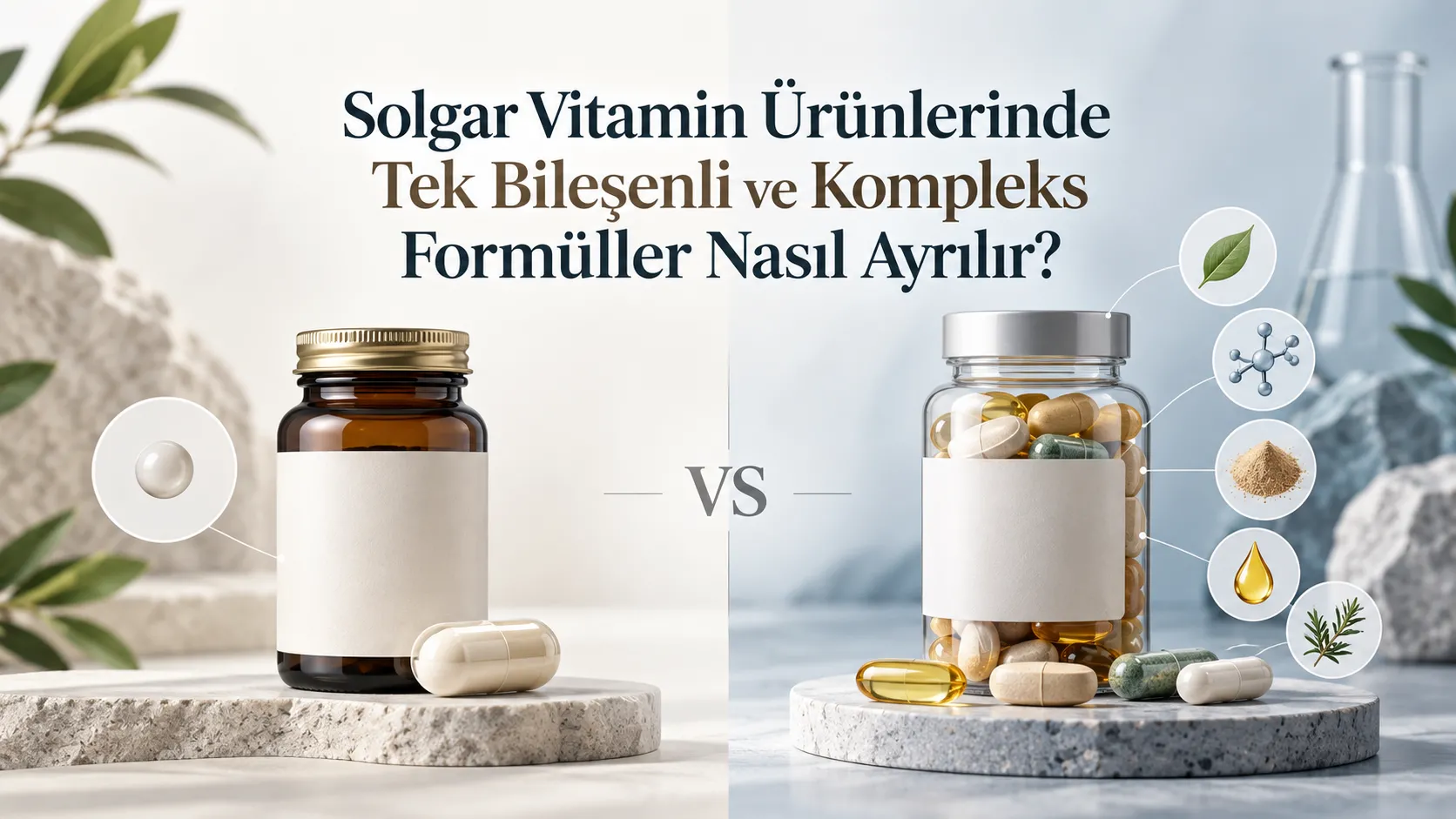 Solgar Vitamin Ürünlerinde Tek Bileşenli ve Kompleks Formüller Nasıl Ayrılır?