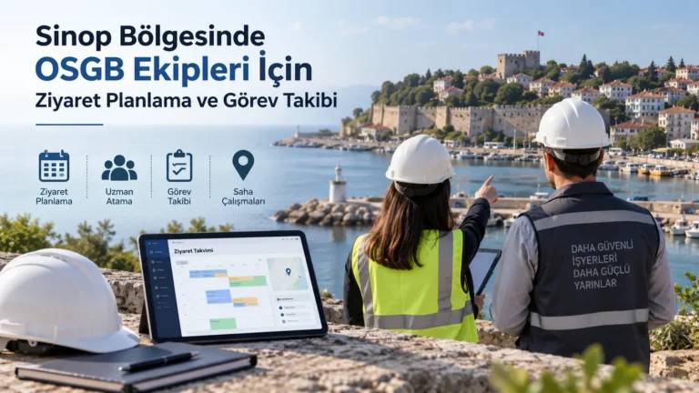 Sinop Bölgesinde OSGB Ekipleri İçin Ziyaret Planlama ve Görev Takibi