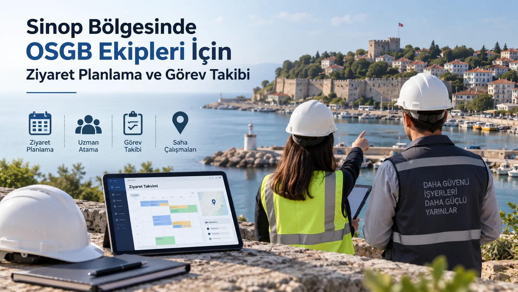 Sinop Bölgesinde OSGB Ekipleri İçin Ziyaret Planlama ve Görev Takibi