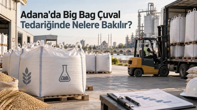 Adana’da Big Bag Çuval Tedariğinde Nelere Bakılır?