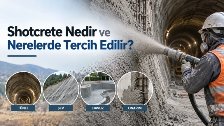 Shotcrete Nedir ve Nerelerde Tercih Edilir?