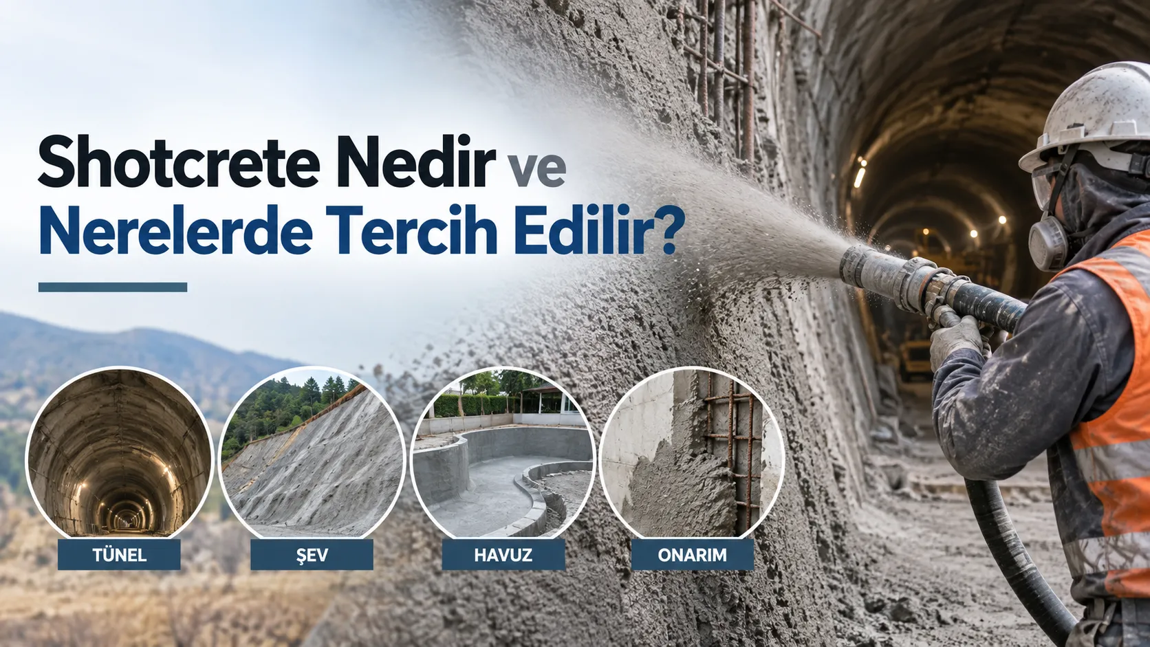 Shotcrete Nedir ve Nerelerde Tercih Edilir?