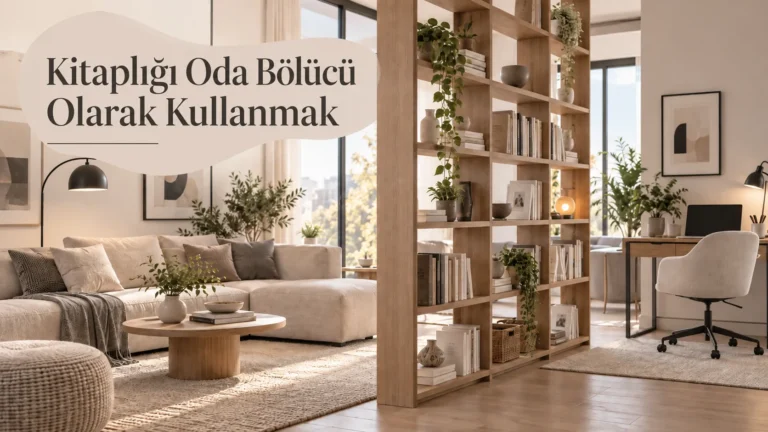 Kitaplığı Oda Bölücü Olarak Kullanmak