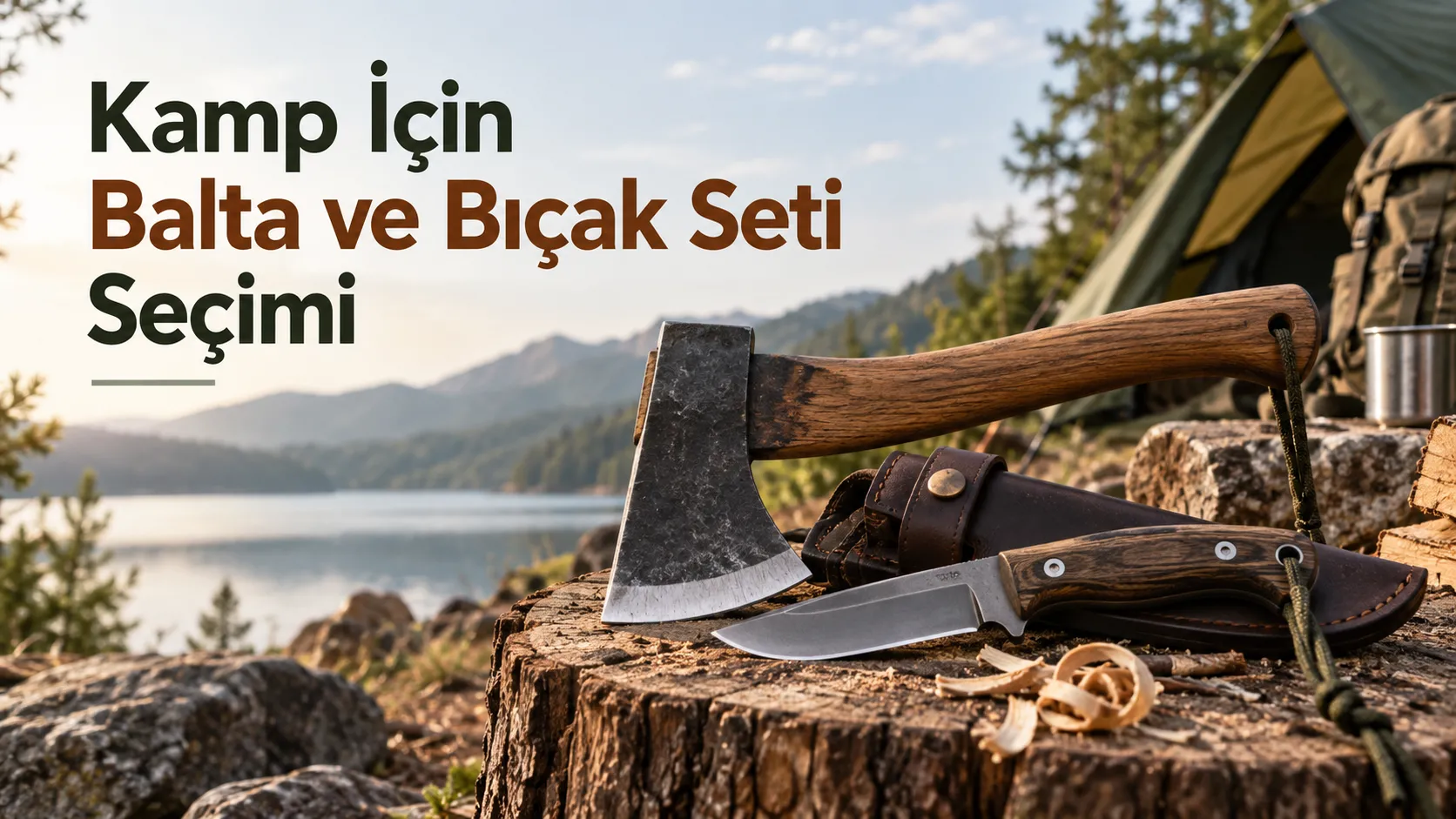 Kamp İçin Balta ve Bıçak Seti Seçimi