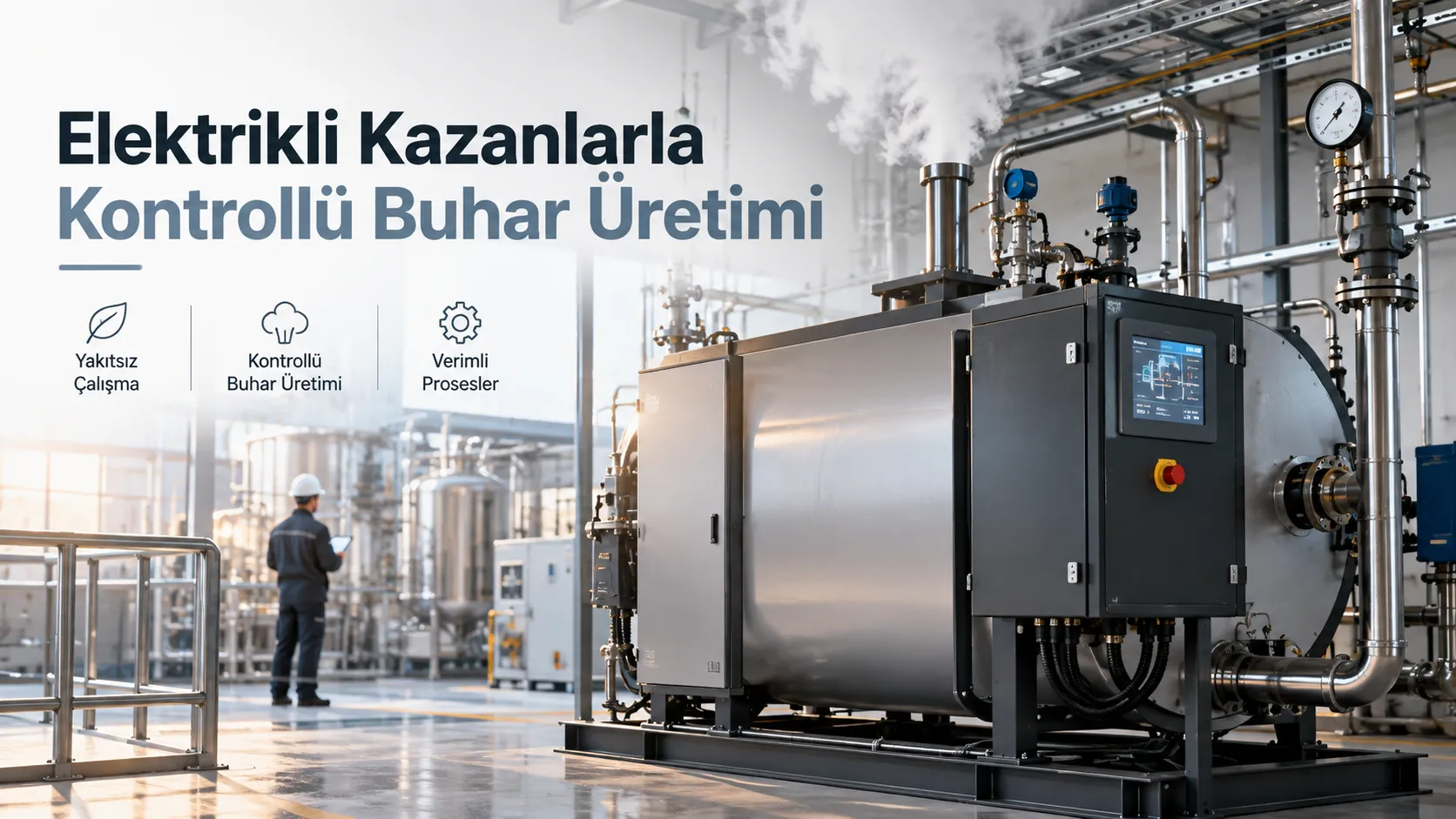 Elektrikli Kazanlarla Kontrollü Buhar Üretimi