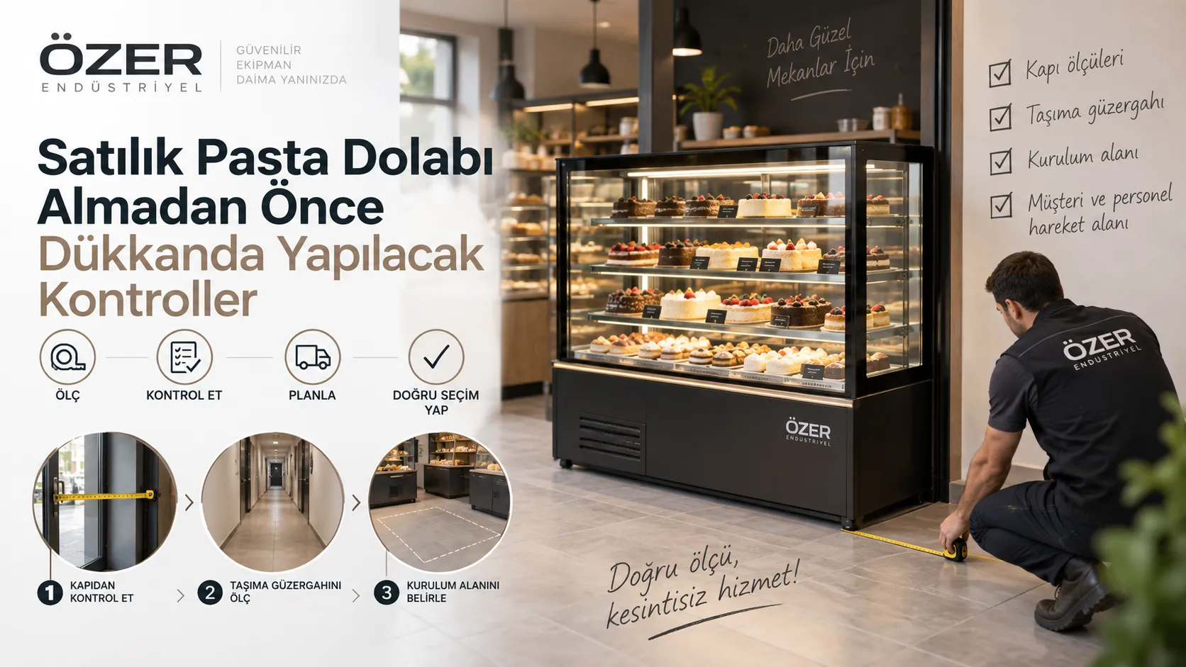 Satılık Pasta Dolabı Almadan Önce Dükkanda Yapılacak Kontroller