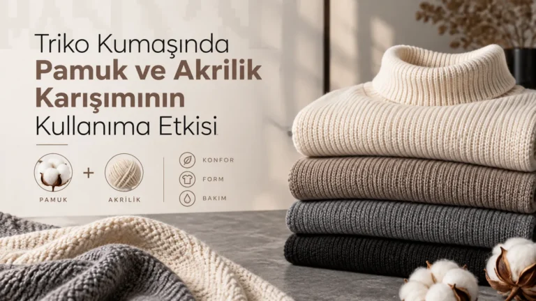 Triko Kumaşında Pamuk ve Akrilik Karışımının Kullanıma Etkisi