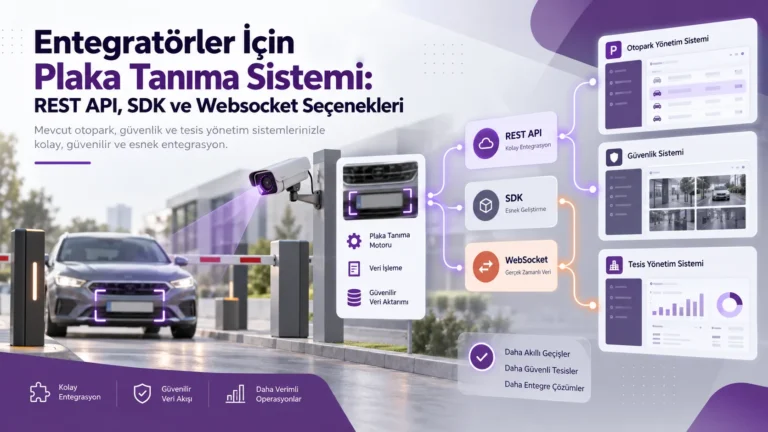 Entegratörler İçin Plaka Tanıma Sistemi: REST API, SDK ve Websocket Seçenekleri