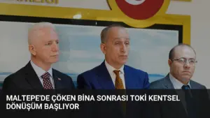 Maltepe’de Çöken Bina Sonrası TOKİ Kentsel Dönüşüm Başlıyor