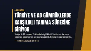 Türkiye ve AB Gümrüklerde Karşılıklı Tanıma Sürecine Giriyor