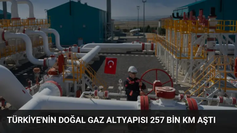 Türkiye’nin Doğal Gaz Altyapısı 257 Bin Km Aştı